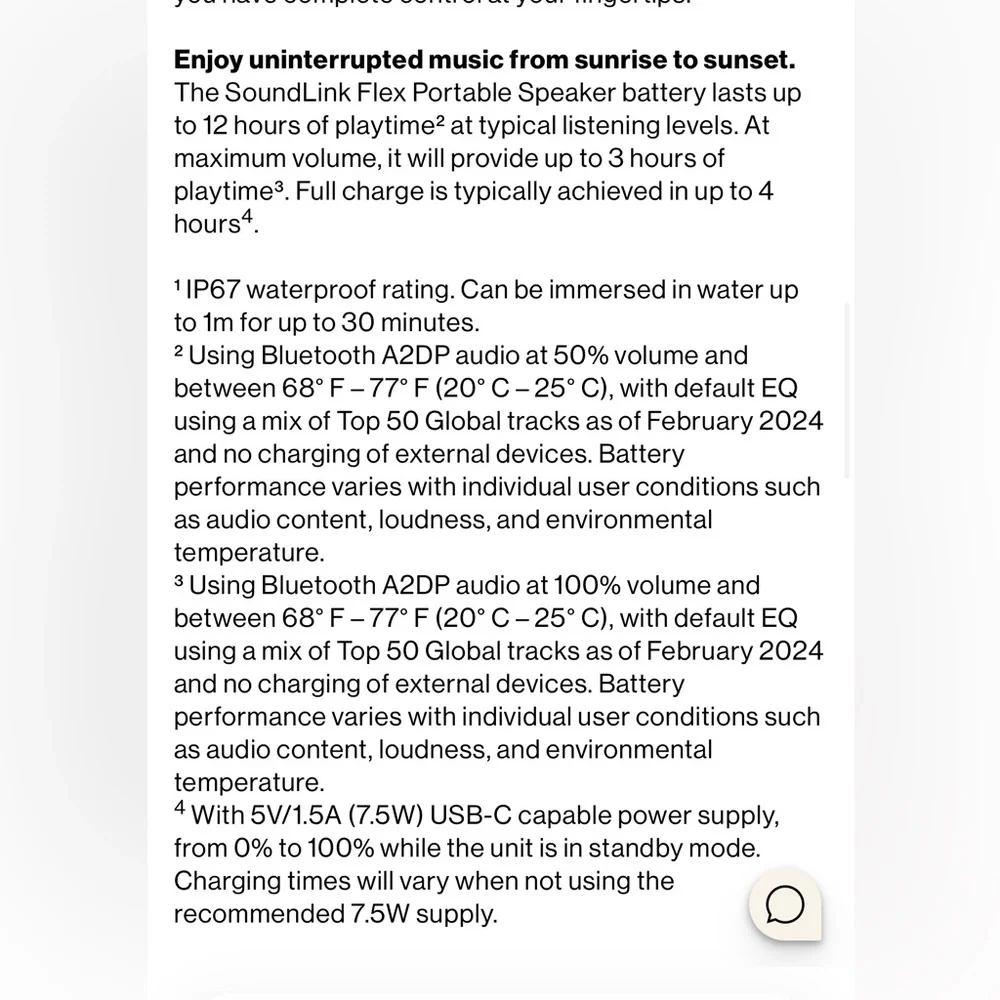 Bose Wireless Speaker - Soundlink Flex 2nd Gen - CORPORATE LOGO ON FRONT! NEW. - Picture 8 of 10
